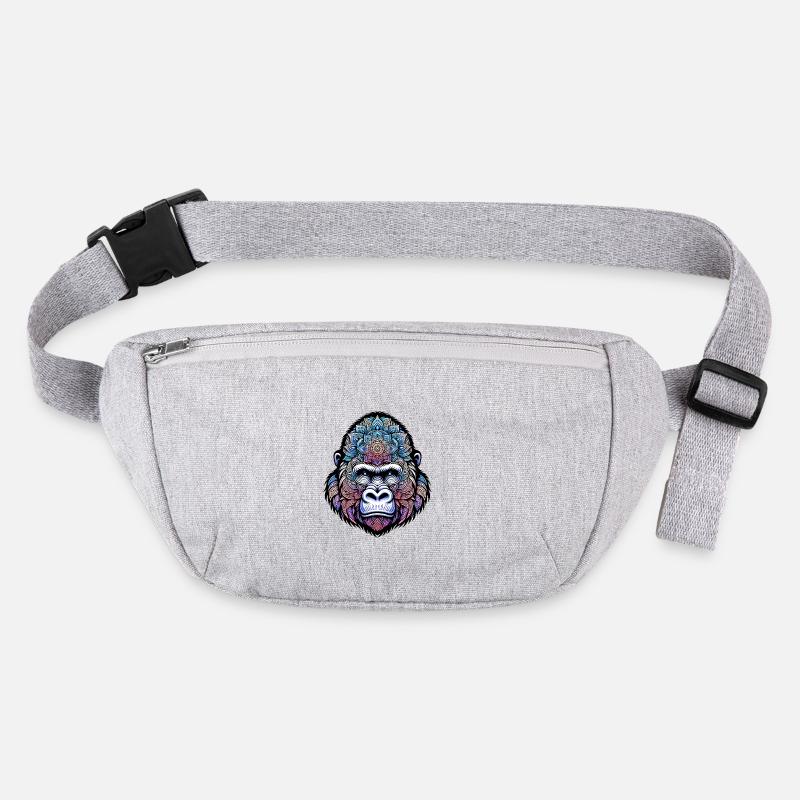 Mystisches Gorilla-Mandala Stanley/Stella recycelte Gürteltasche
