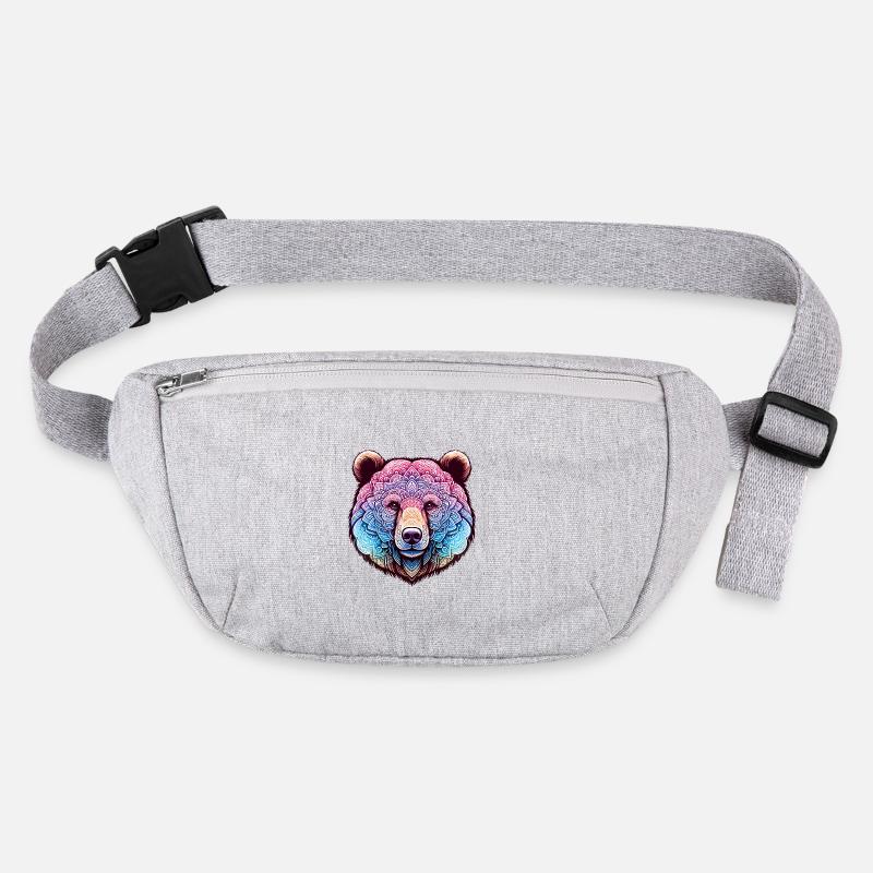 Mandala de l’ours mystique Sac banane recyclé Stanley/Stella