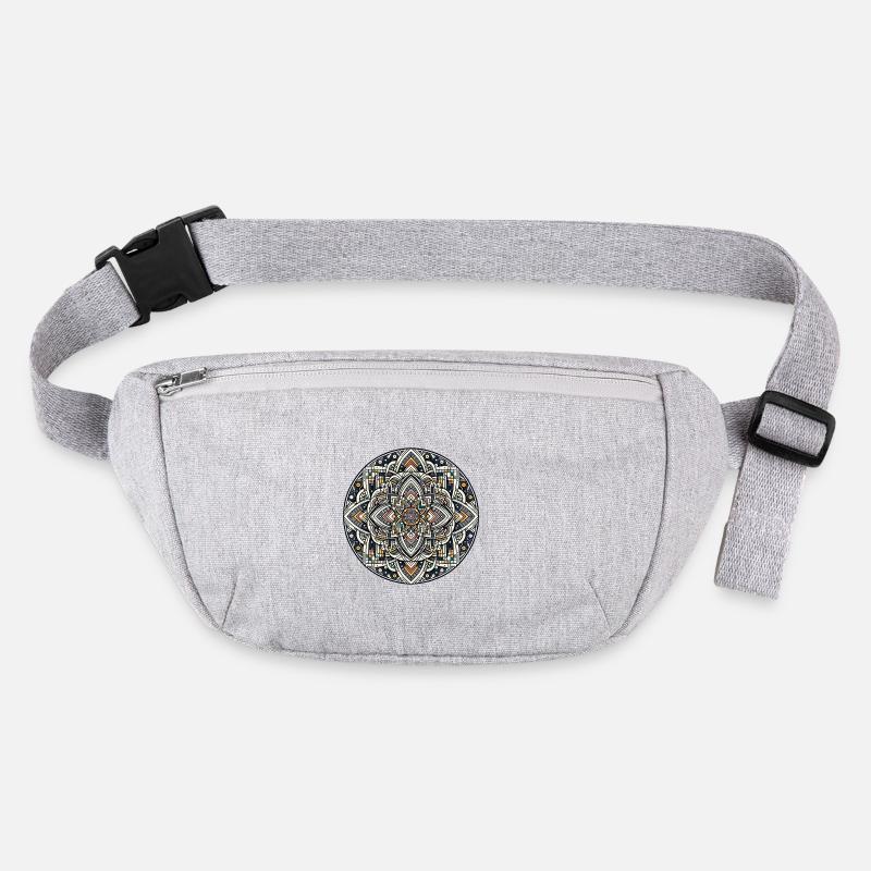 Mandala de couleur géométrique abstraite 3 Sac banane recyclé Stanley/Stella