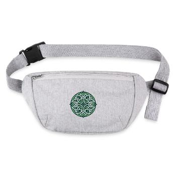 Eternal Celtic Knotwork Mandala Art 1 - Stanley/Stella recycled Hip Bag  - heather grey - Front