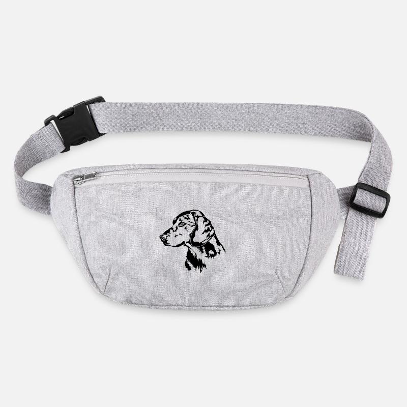 ALPINE DACHSBRACKE Dog portrait Wilsigns Stanley/Stella recycled Hip Bag 