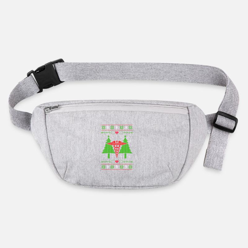 Infirmier infirmière laid de Noël Sac banane recyclé Stanley/Stella