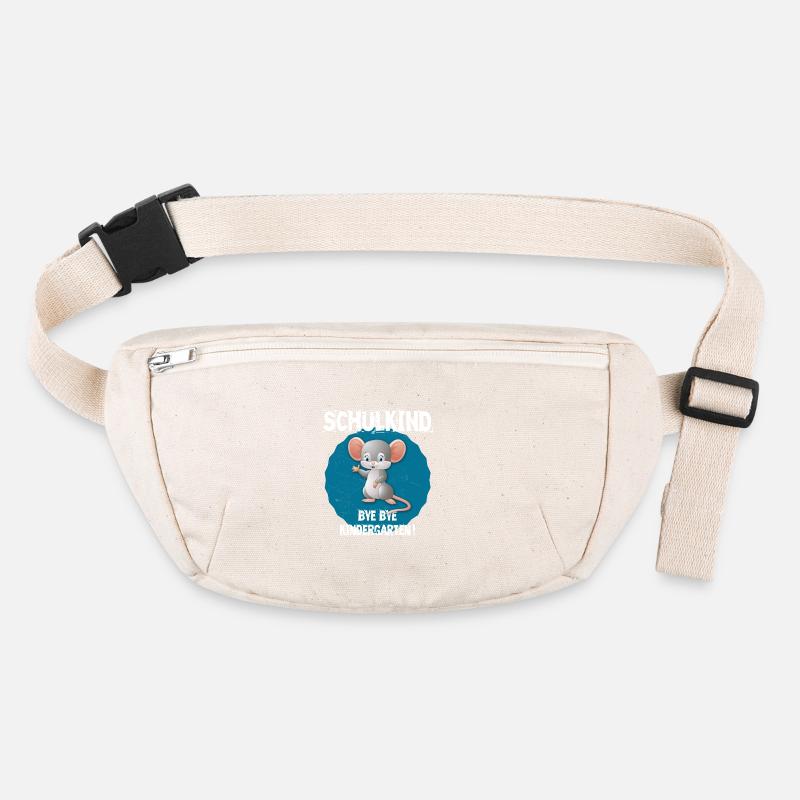 Einschulung Schulstart Schule T-Shirt Stanley/Stella recycelte Gürteltasche