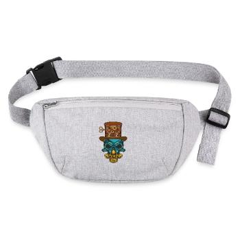 Steampunk Steampunker Steampunks Steampunkers - Sac banane recyclé Stanley/Stella - gris chiné - Devant