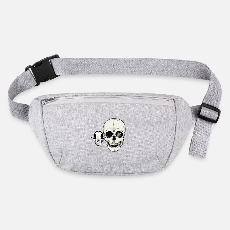 Halloween Bone Skull Cat Souris humaine Sac banane recyclé Stanley/Stella