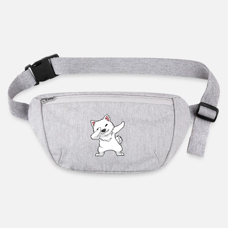 Samoyed Dabbing Kawaii Stanley/Stella recycled Hip Bag 