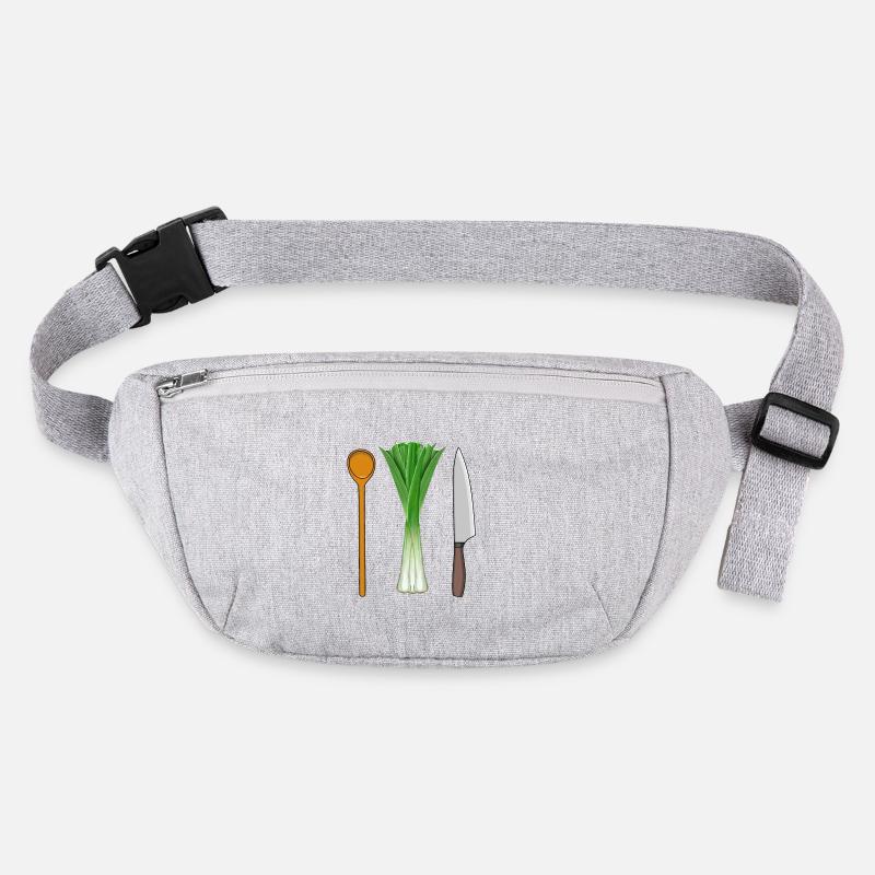 Lauch Vegetarisch kochen Kochlöffel Job Berufe Stanley/Stella recycelte Gürteltasche