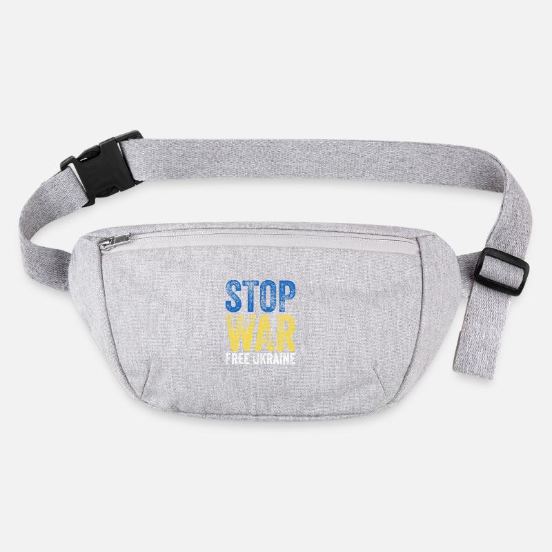 Ukraine Stop War Stanley/Stella recycled Hip Bag 