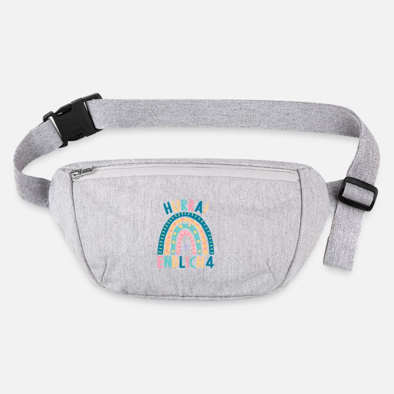 4 Jahre Geburtstagskind Regenbogen 4. Geburtstag Stanley/Stella recycelte Gürteltasche