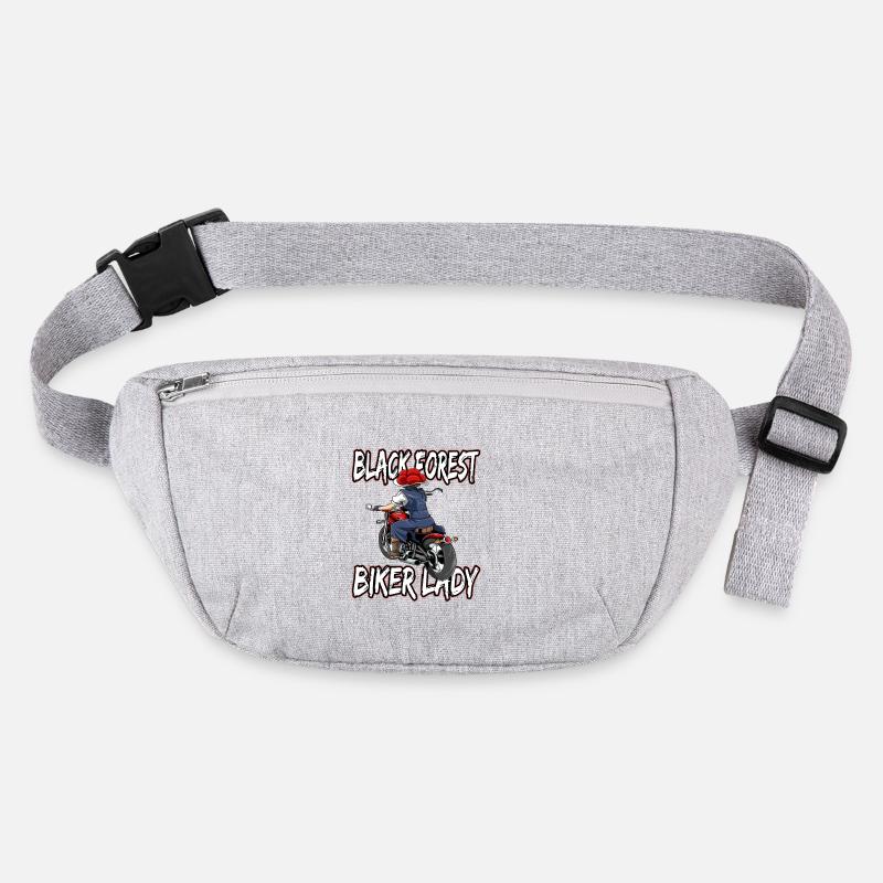Black Forest Biker Lady Schwarzwald Motorrad Stanley/Stella recycelte Gürteltasche