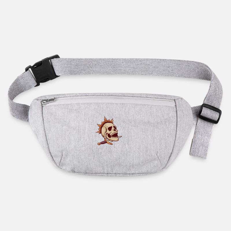 Dagger and crown - majestic skull Stanley/Stella recycled Hip Bag 