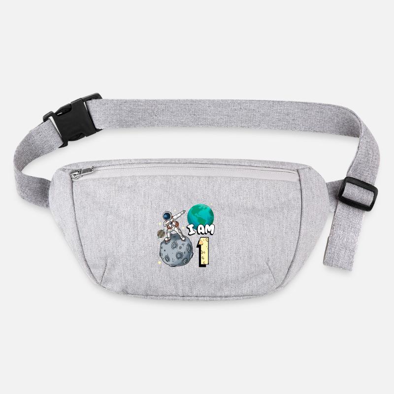 I am 1 room astronaut child Moon Walker 1. Stanley/Stella recycled Hip Bag 