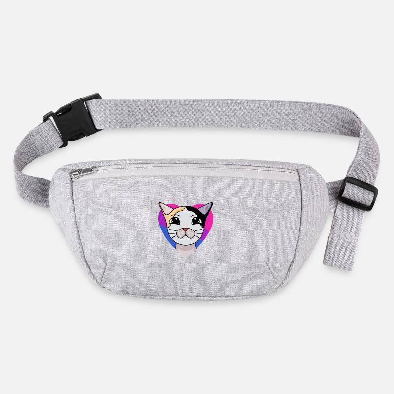 Bisexual Japanese Bobtail Cat Gift Stanley/Stella recycled Hip Bag 