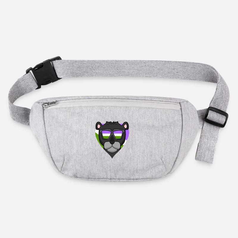 Panthère noire Genderqueer Sac banane recyclé Stanley/Stella