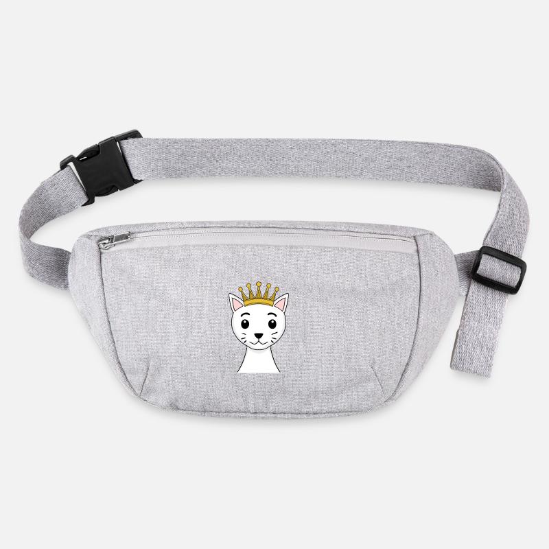Chat avec couronne - Angora turc avec couronne Sac banane recyclé Stanley/Stella