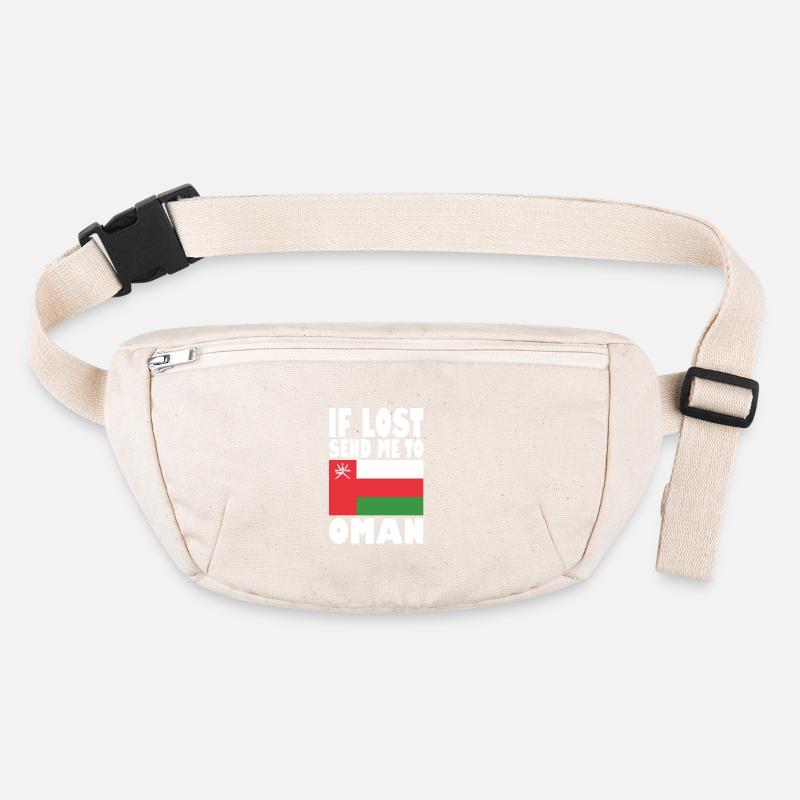 Oman Flagge Spruch Stanley/Stella recycelte Gürteltasche