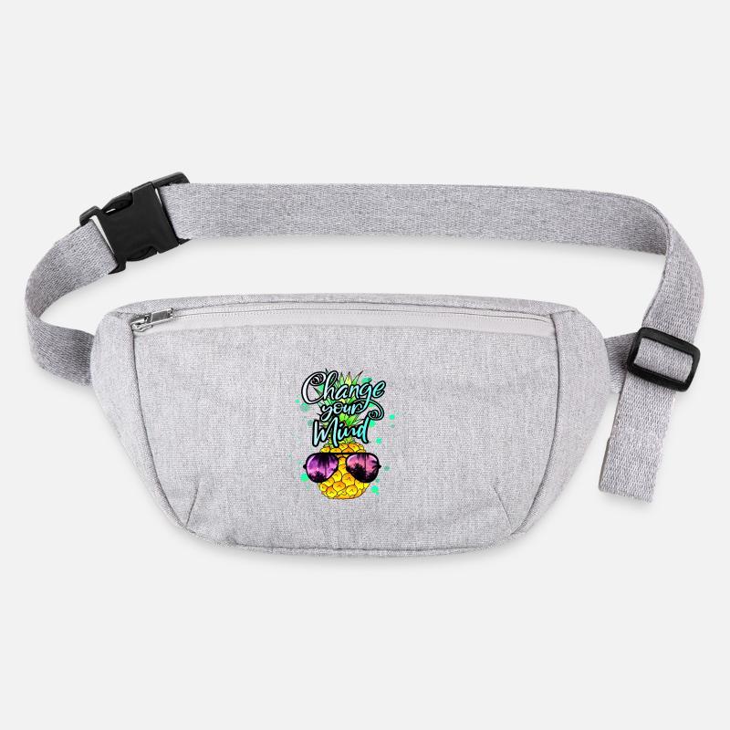 Ananas verändere dein Denken Stanley/Stella recycelte Gürteltasche