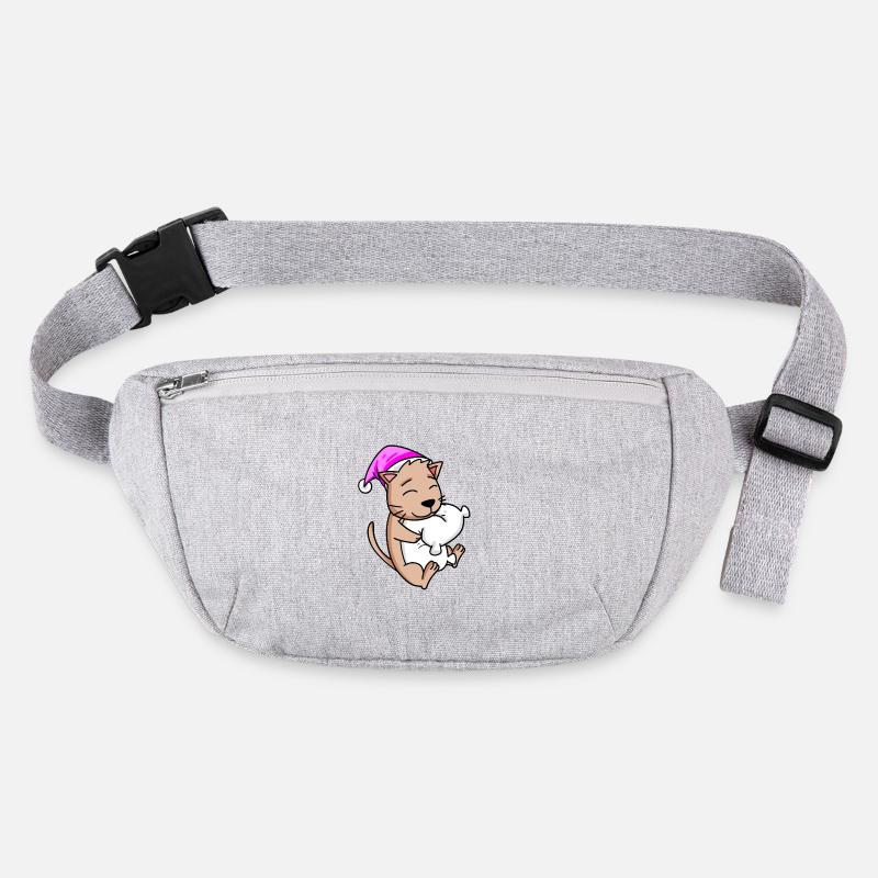 Cat with pillow Stanley/Stella recycled Hip Bag 