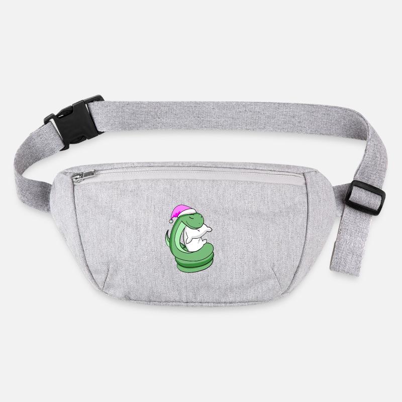 Snake with pillow and sleeping cap Stanley/Stella recycled Hip Bag 