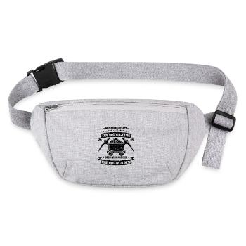 Bergbau Shirt Alle haben gesagt - Stanley/Stella recycelte Gürteltasche - Grau meliert - Vorne