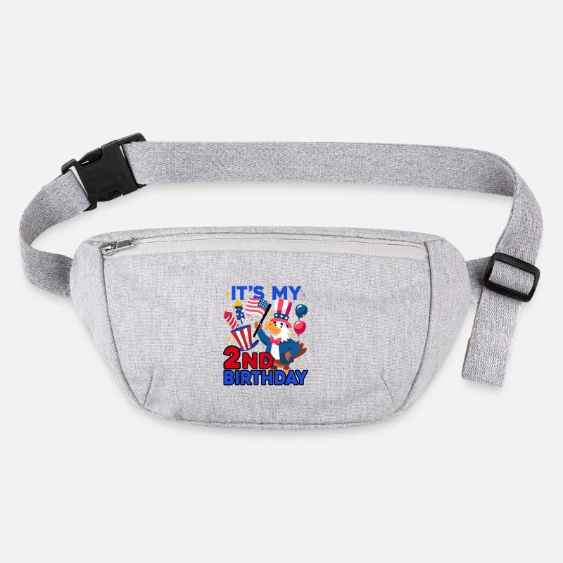 Es Ist Mein 2. Geburtstag Firecracker Kid 4th Of Stanley/Stella recycelte Gürteltasche
