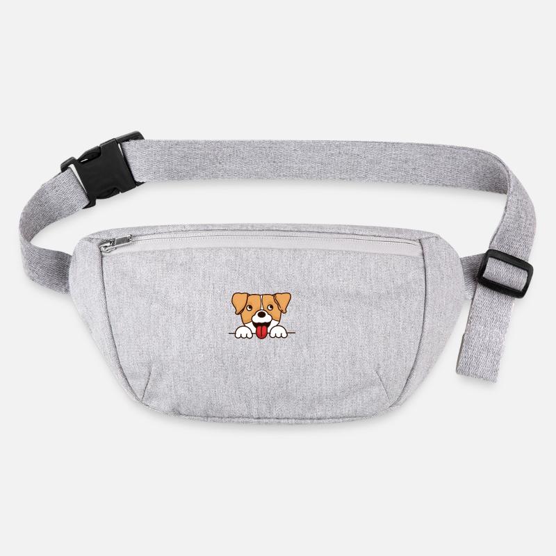 Visage de chien mignon Sac banane recyclé Stanley/Stella