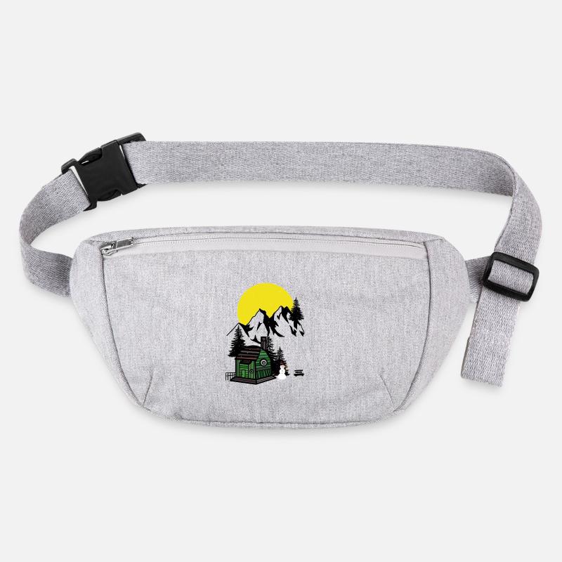 Mountains Austria Winter Snowman Hut Alps Stanley/Stella recycled Hip Bag 