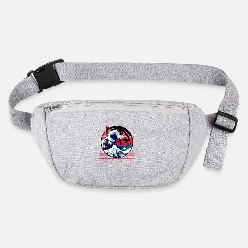 die große Welle vor kanagawa retro wave Stanley/Stella recycelte Gürteltasche