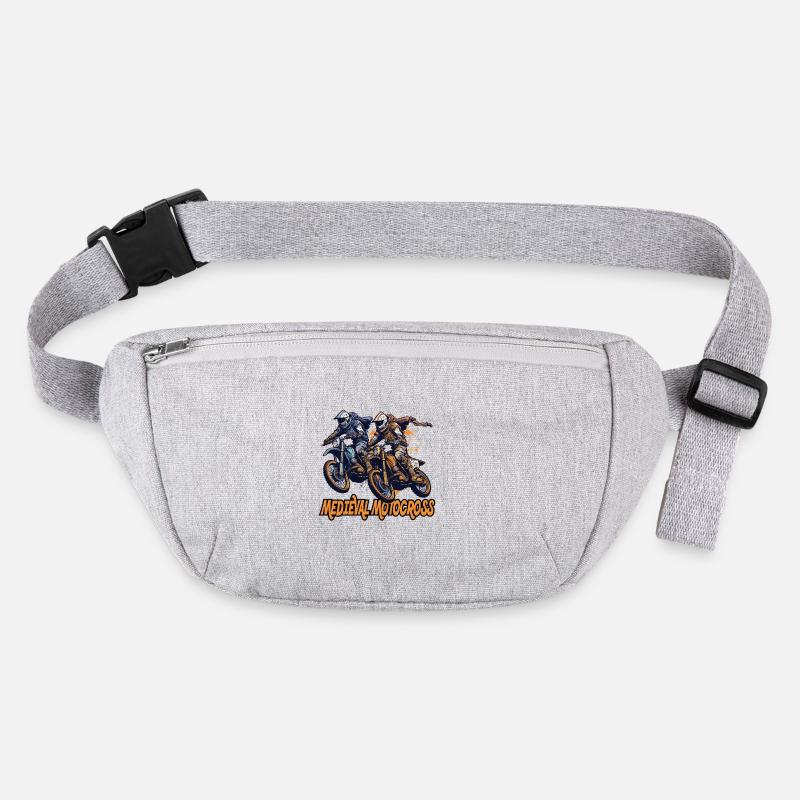 Mittelalterliche Ritter auf Motocross Stanley/Stella recycelte Gürteltasche