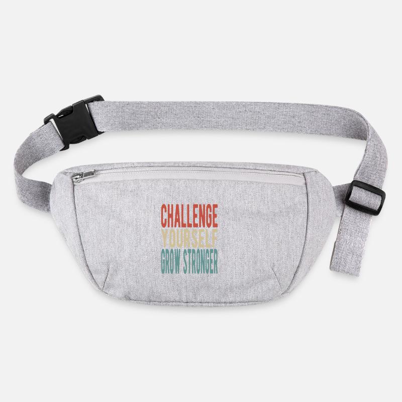 Challenge yourself, grow stronger Stanley/Stella recycelte Gürteltasche