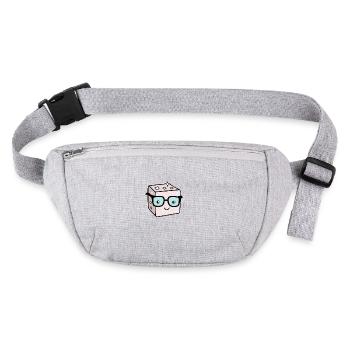 Sweet Sugar Sugar Cube Nerd Refined - Stanley/Stella recycled Hip Bag  - heather grey - Front