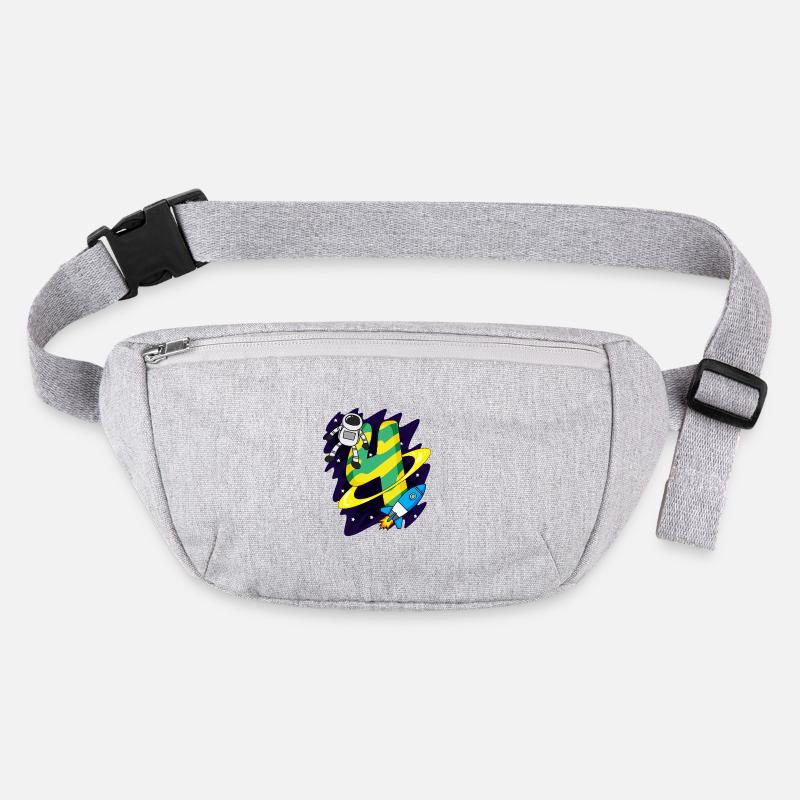 4 Birthday Boy Astronaut - four years Stanley/Stella recycled Hip Bag 