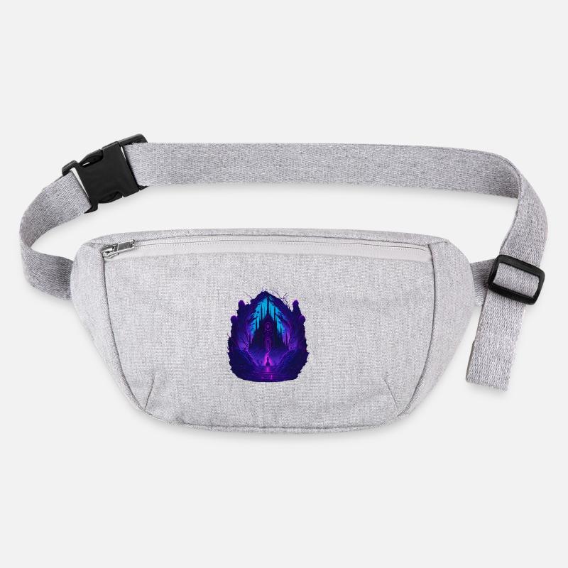 Neon Gothic Kirche Gotische Architektur Stanley/Stella recycelte Gürteltasche