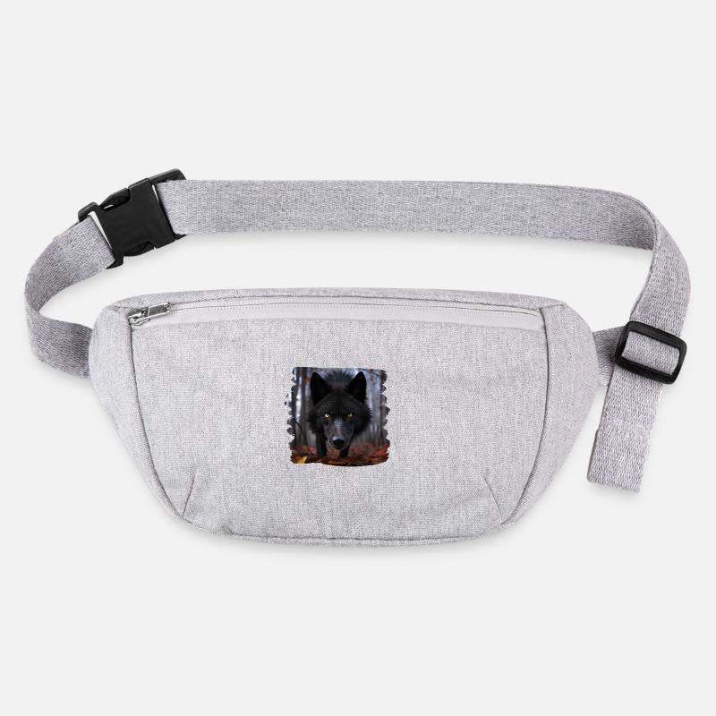 Wolves realistic wolf Stanley/Stella recycled Hip Bag 
