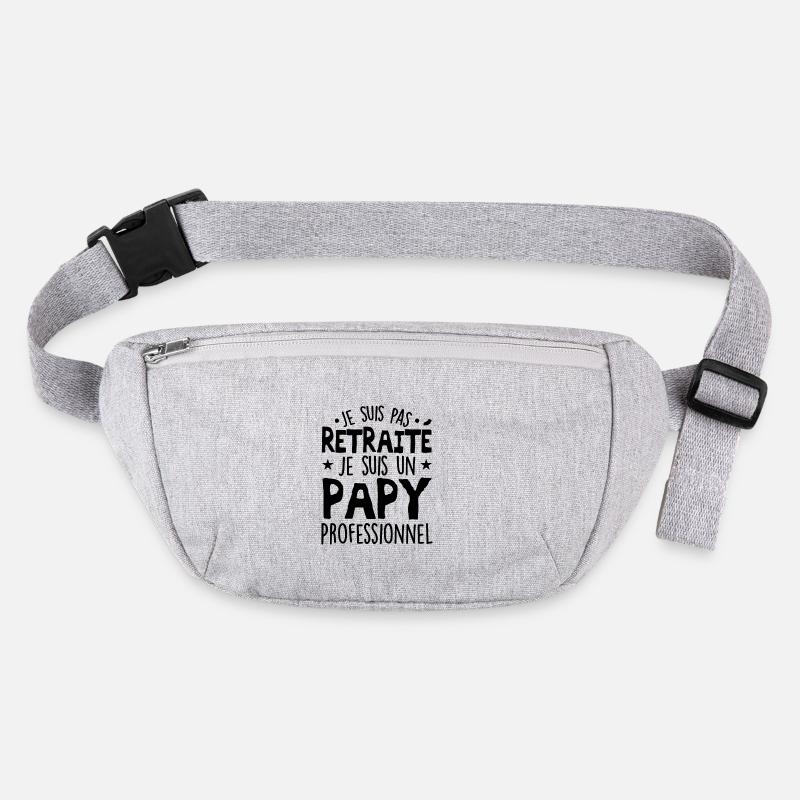 Je Suis Pas Retraité, Je Suis Un Papy Pro ! Sac banane recyclé Stanley/Stella