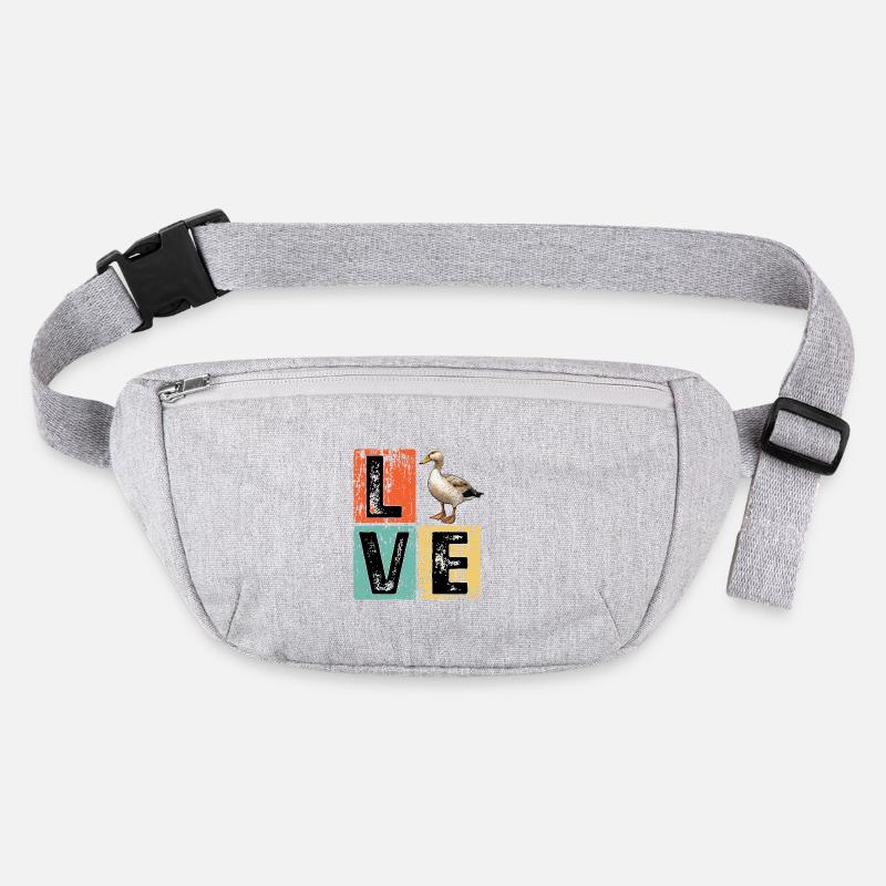 Retro Duck Hunting Duck Birds Lover Duck Hunter Stanley/Stella recycelte Gürteltasche