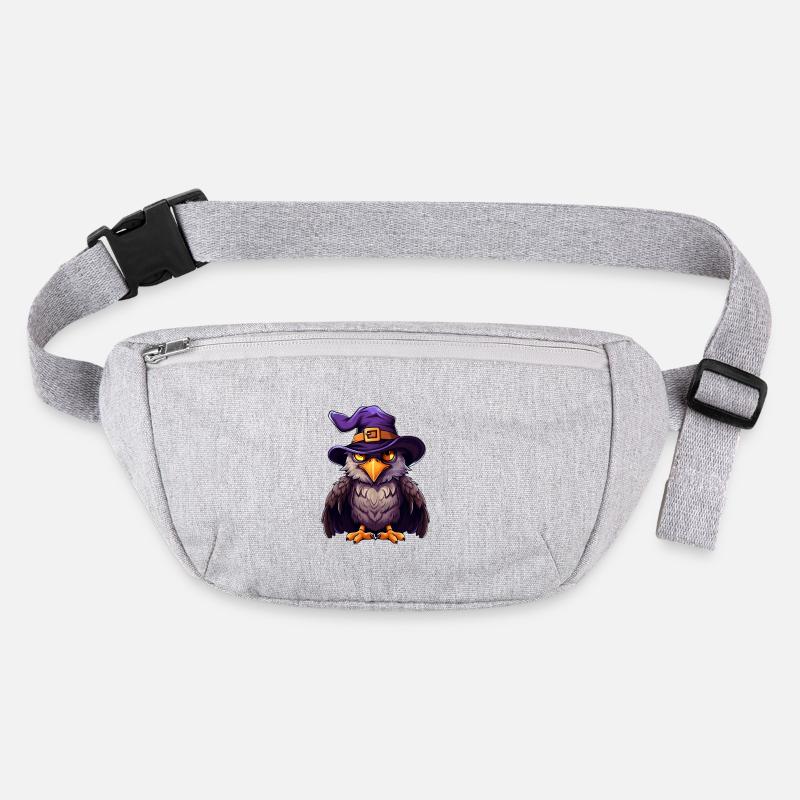 Eagle witch hat. Funny Halloween costume for Stanley/Stella recycled Hip Bag 