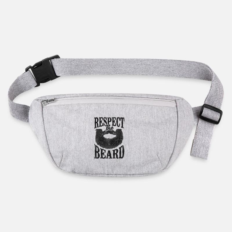 Beard Lover Bearded Man Respect Stanley/Stella recycelte Gürteltasche