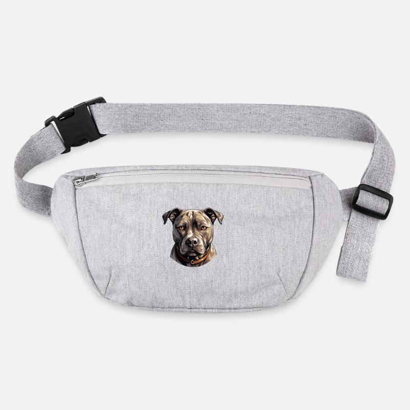 Chien Pitbull américain Sac banane recyclé Stanley/Stella