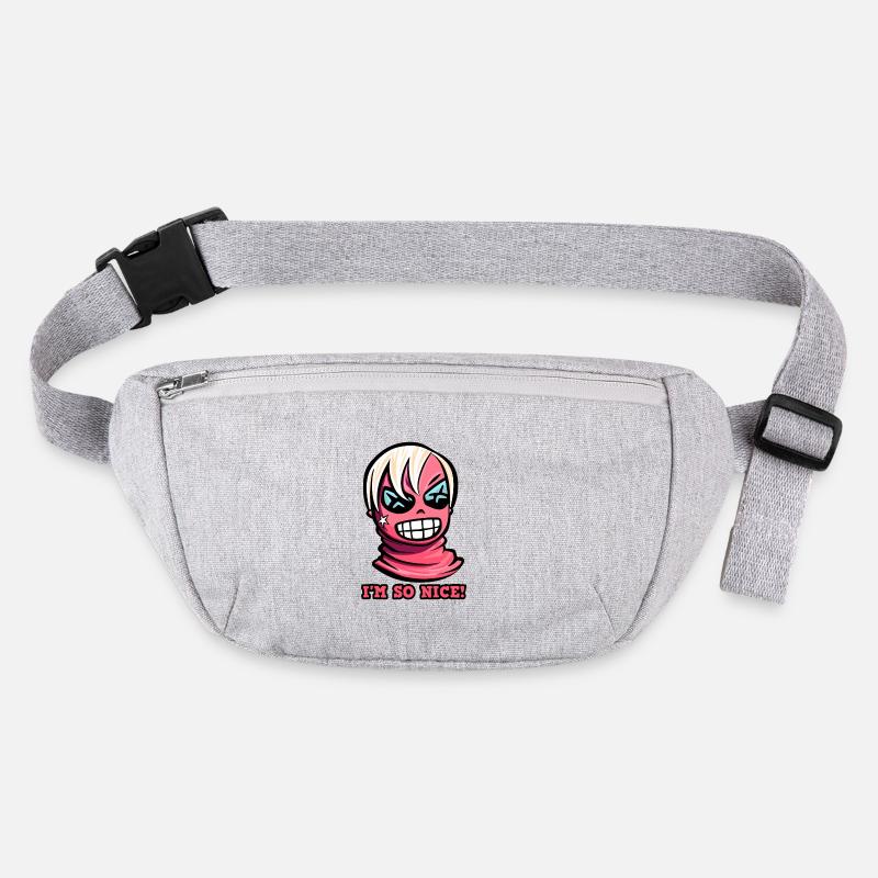 Ich bin so nett Stanley/Stella recycelte Gürteltasche