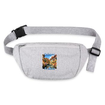 Colmar France Half-Timbered Charm - Stanley/Stella recycled Hip Bag  - heather grey - Front