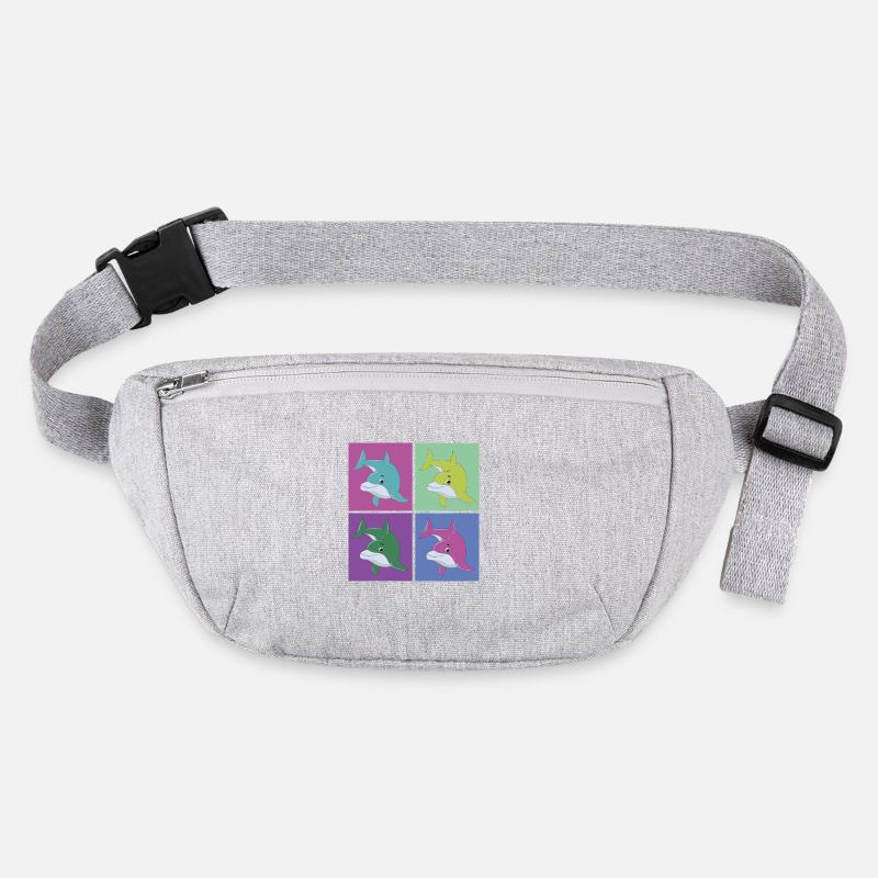 Dolphin Retro 80s 90s Vintage Stanley/Stella recycelte Gürteltasche