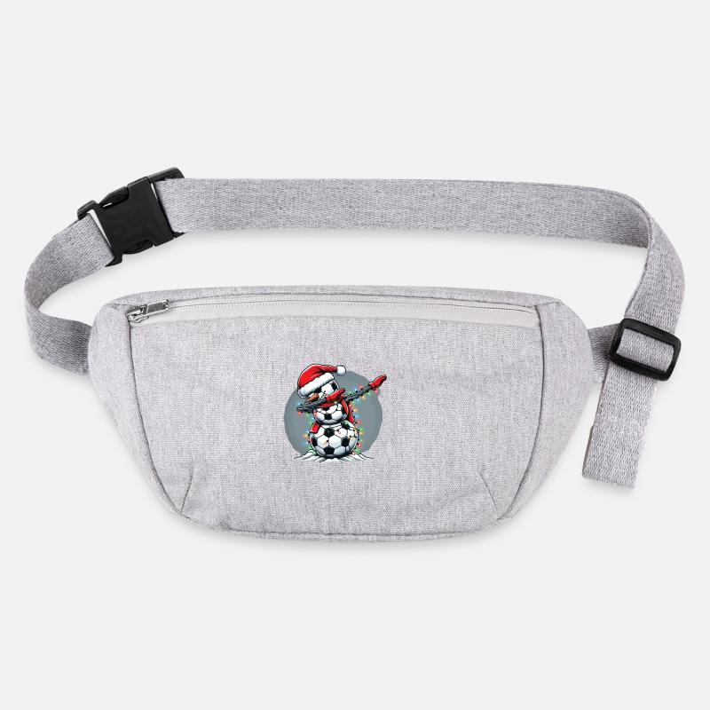 Schneemann Dabbing Schneemann Dab Schneemänner Stanley/Stella recycelte Gürteltasche