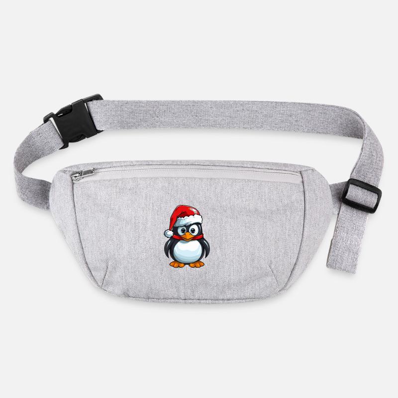 Pingouin Noël Animal Sac banane recyclé Stanley/Stella