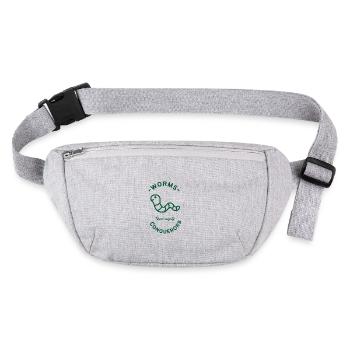 Kleine, mächtige Eroberer - Stanley/Stella recycelte Gürteltasche - Grau meliert - Vorne