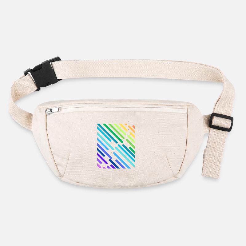 RAINBOW STRIPES Stanley/Stella recycled Hip Bag 
