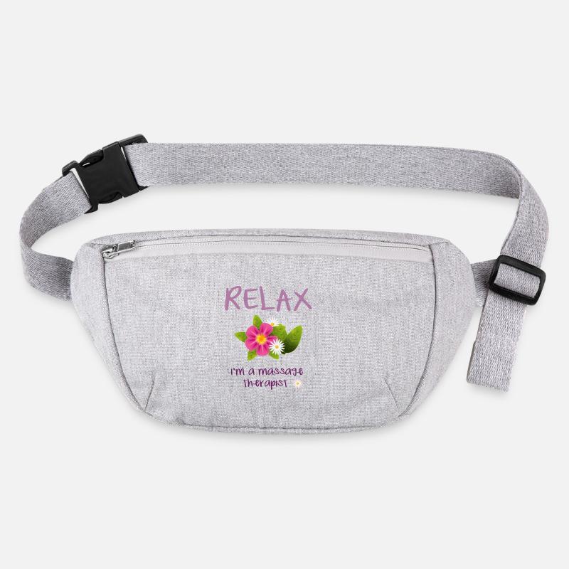 Massage Therapist Wellness - Stanley/Stella recycelte Gürteltasche - Grau meliert