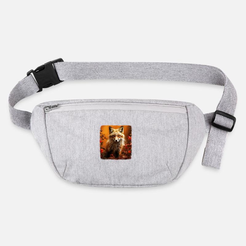Foxes realistic fox Stanley/Stella recycled Hip Bag 