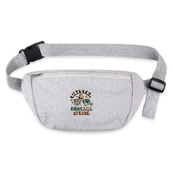 Chic Messy Mom Vibes - Stanley/Stella recycled Hip Bag  - heather grey - Front