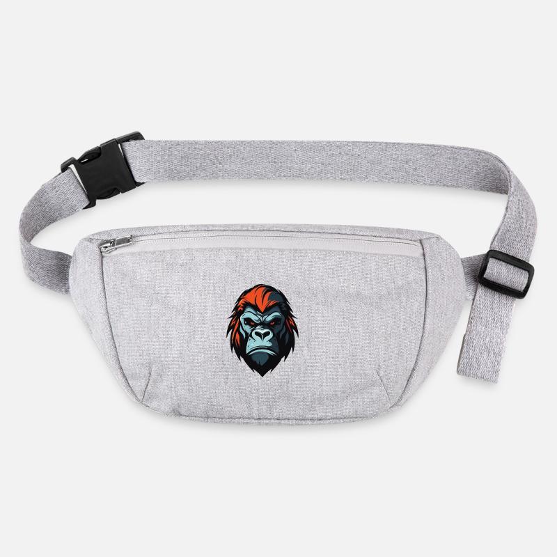 Gorilla Head Stanley/Stella recycled Hip Bag 